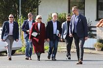 Prezident České republiky Petr Pavel volil v Černoučku.