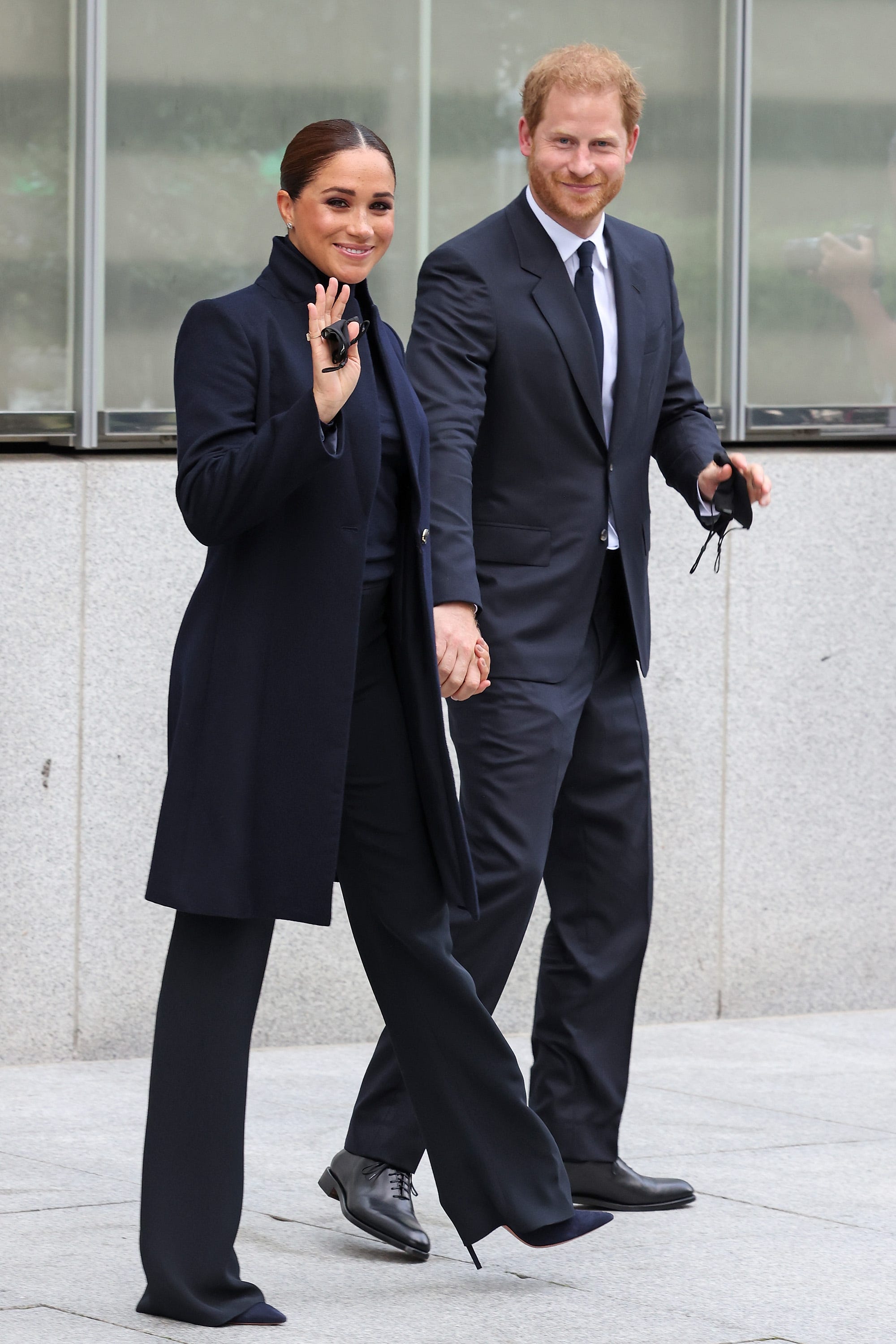 the duke and duchess of sussex visit one world observatory with nyc mayor bill de blasio