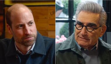Prince William met up with Eugene Levy in the latter's show, 'The Reluctant Traveller'.