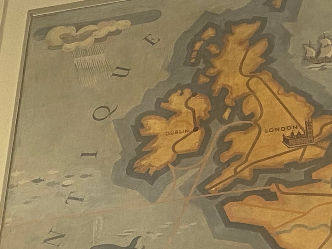 Map of Europe found in Geneva Train Station, Switzerland 🇨🇭