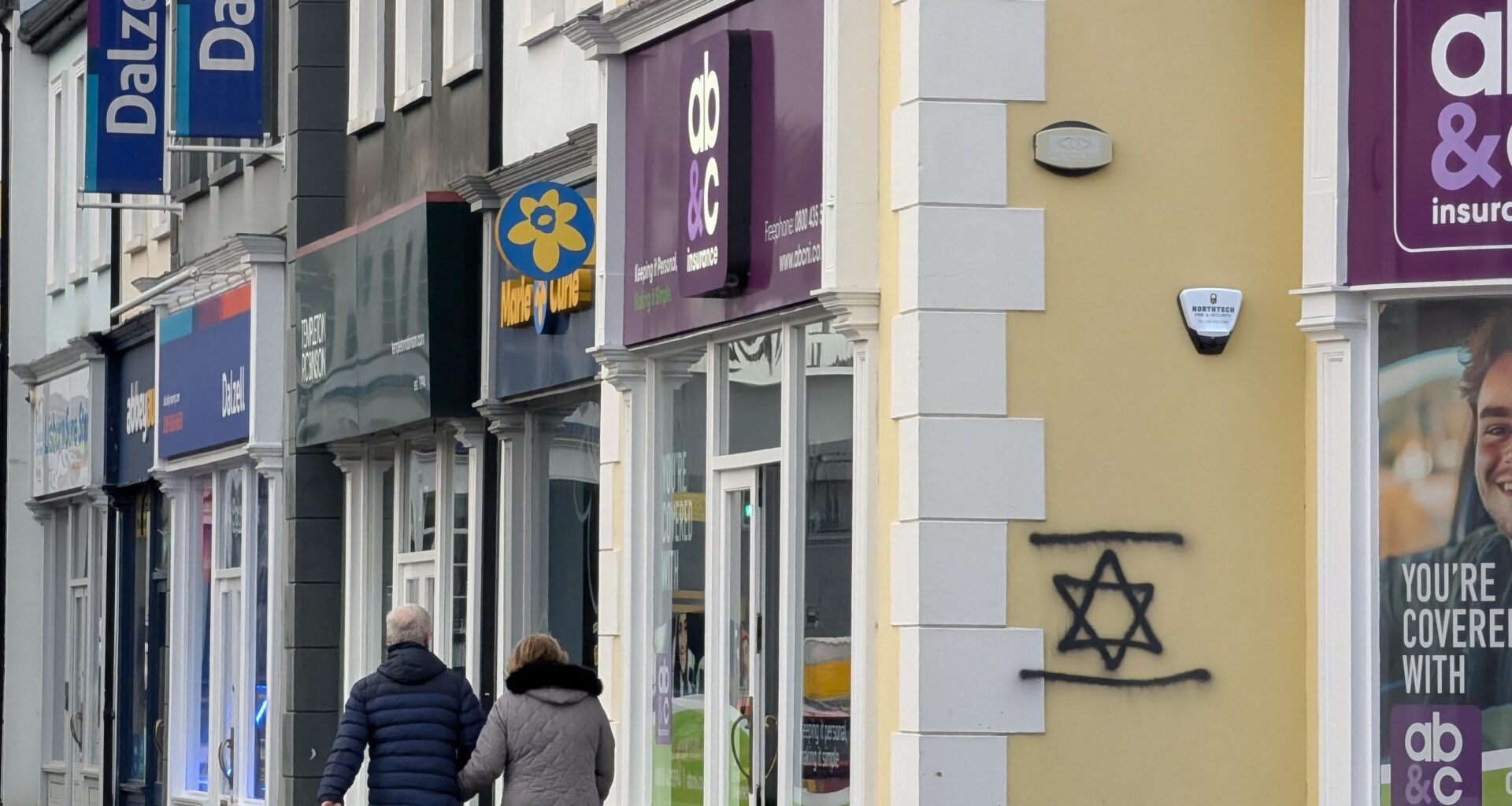 Banksy at it in Lisburn again...