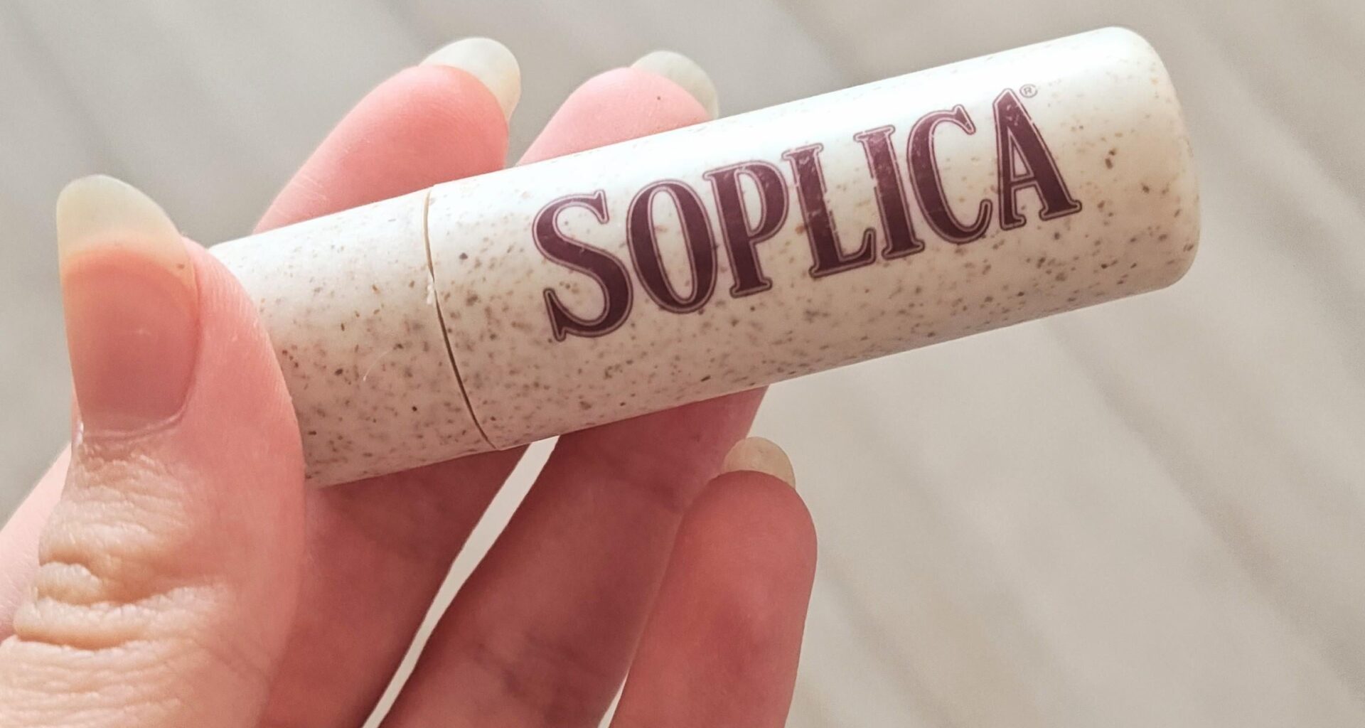 My mom just gave me this soplica lip balm