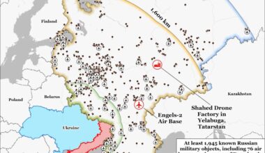 Map shows where Russian targets could be destroyed with Tomahawk missiles