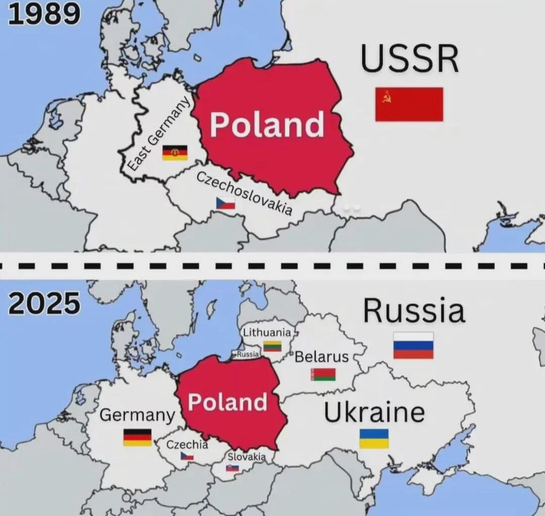 Did you know? None of the countries bordering Poland before 1990 exist today!