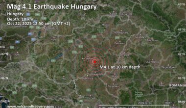 Moderate 4.1 Quake Hits Near Csongrad, Csongrad Megye, Hungary