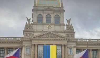 Bude happening za návrat ukrajinské vlajky na Národní muzeum