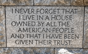 Trump forgot to read this East Wing plaque