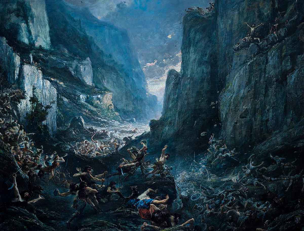 roland roncevaux gustave dore 1877