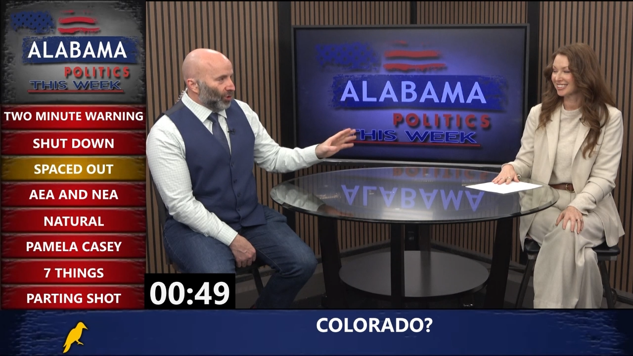 End for shutdown soon, Colorado mad about Space Command, Pamela Casey, and more on Alabama Politics This Week...