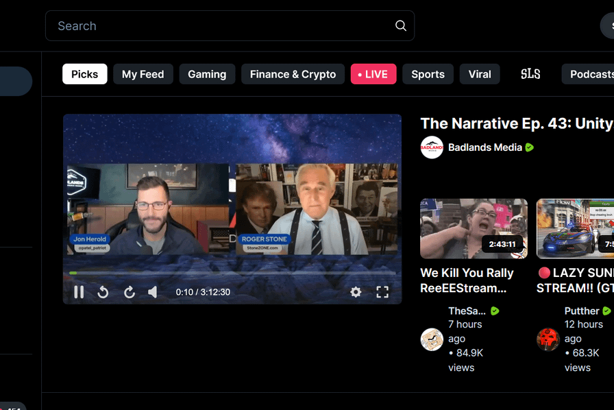 La plateforme Rumble à nouveau accessible en France, avec ses médias russes interdits en Europe