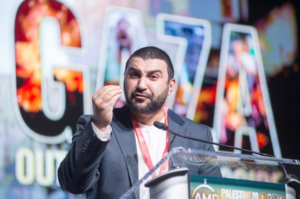 Sam Hamdi was taken into custody at San Francisco International Airport on Sunday.