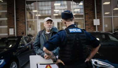 Polis inkallad till Tesla – ”Är man strejkbrytare är man nog rätt obegåvad”
