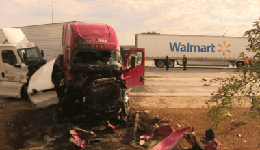 Semi-truck driver arrested in deadly crash on Southern California freeway was in U.S. illegally, DHS says