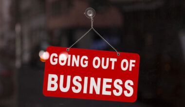 A sign that shows a store going out of business