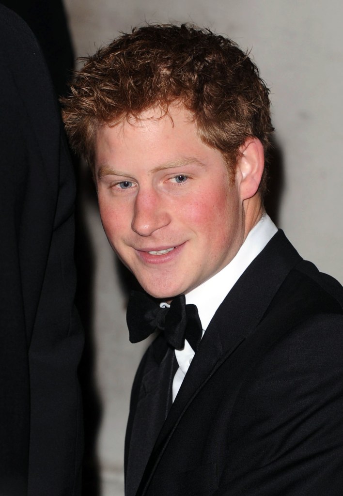 Prince Harry wearing a tuxedo in 2009