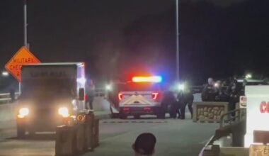 Police shoot at truck outside Coast Guard base during protests against San Francisco Bay Area immigration crackdown