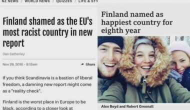 The Finns, racist and happy
