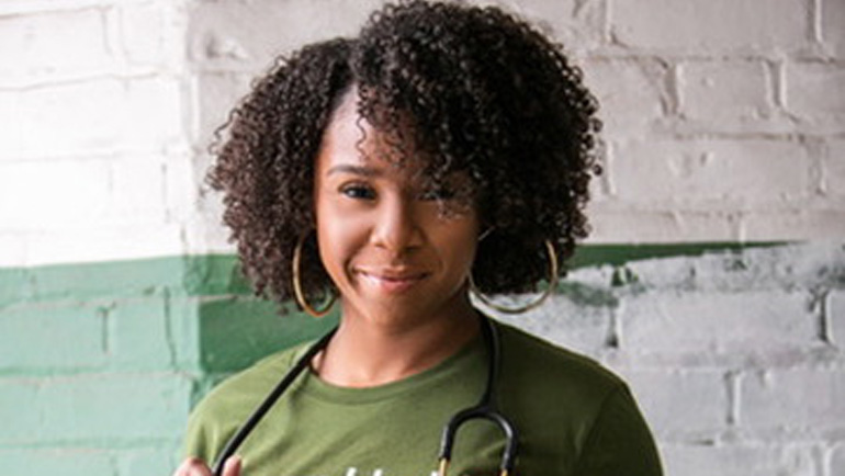 Biyyiah A. Strickland, a public health nurse and Ph.D. nursing student