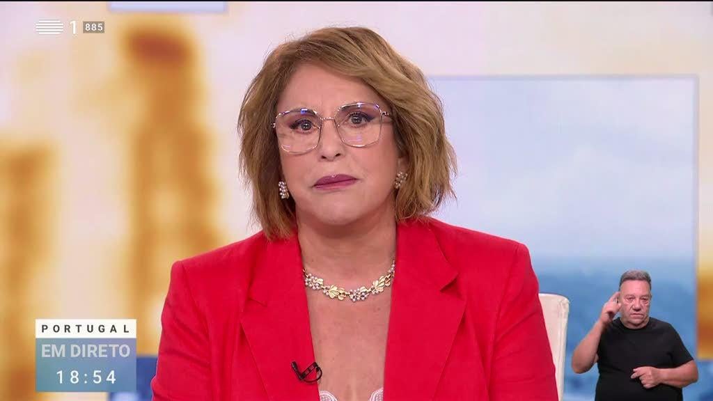 Portugal em Direto. O momento de despedida de Dina Aguiar