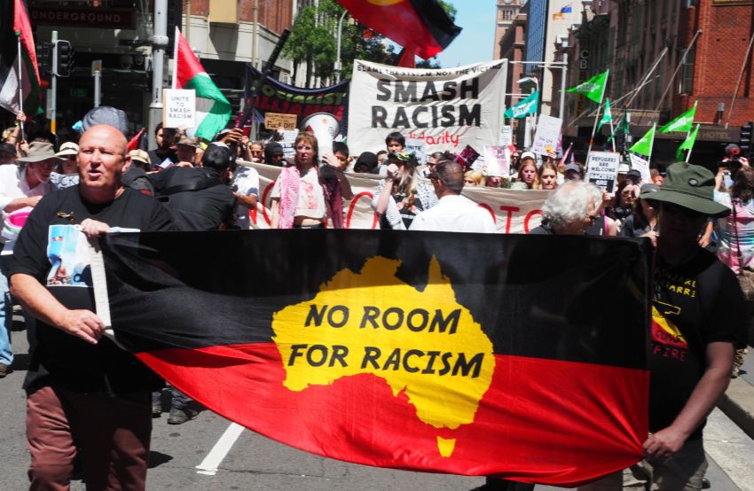 'no room for racism' 