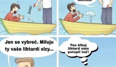 Ještě před utonutím zapomněl zahajlovat