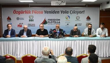 Freedom Flotilla Coalition to reach Gaza borders within 3-4 days: Türkiye representative