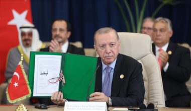 Turkish president highlights Gaza reconstruction after joining Sharm el-Sheikh peace summit