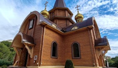 St. Michael russian orthodox church. Altea, ,Spain.