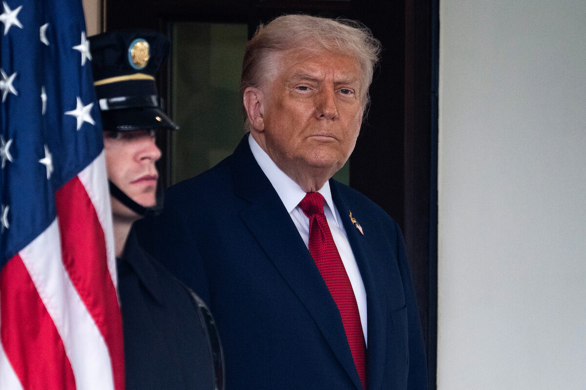 President Donald Trump is pictured at the White House on Sept. 25.