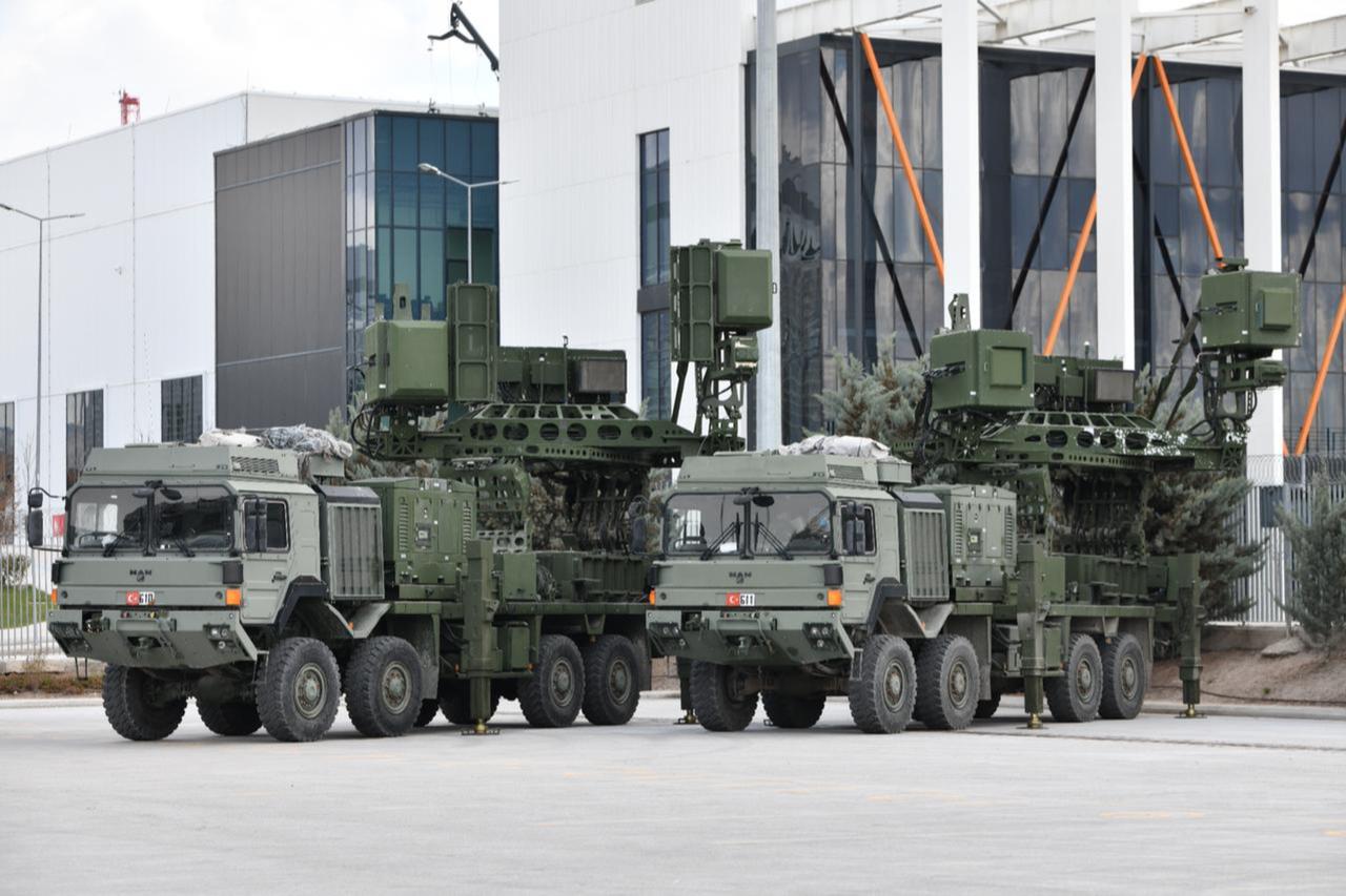 Photo shows Aselsans KORAL Land-Based Electronic Support and Electronic Attack System in Ankara, Türkiye, Sept. 12, 2025. (AA Photo)