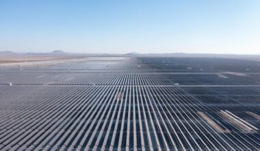 A view of a large-scale solar power plant in Türkiye. (Adobe Stock Photo)