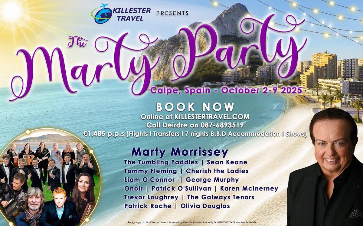 Heather Humphreys cancels her booking to Marty Party 2025 in order to run for President (no, really).