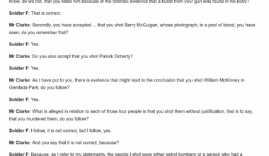 Soldier F's own sworn testimony to the Saville Inquiry. Am I crazy, or has this been ignored in reporting on the trial?