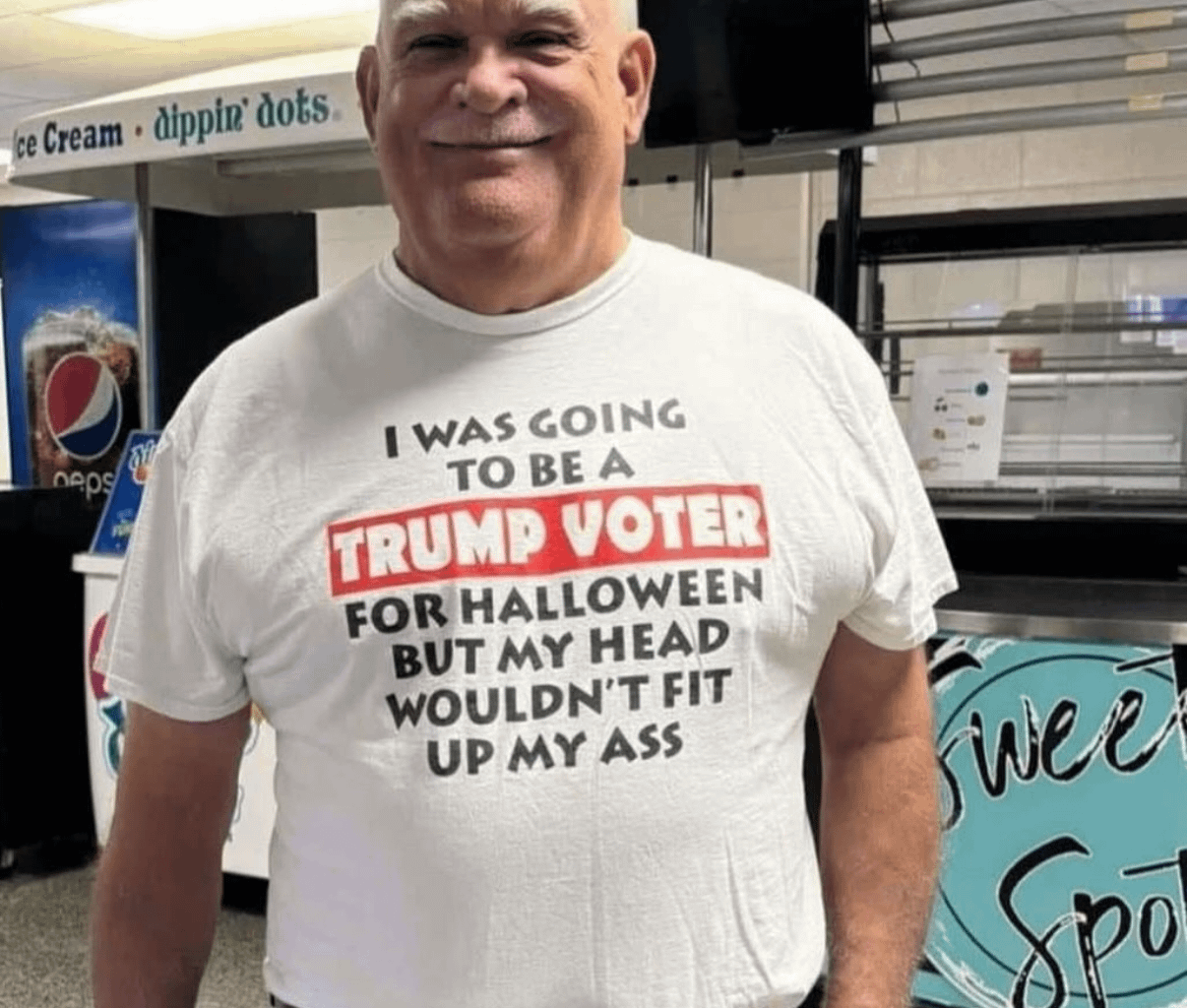 I was going to be a Trump voter for Halloween...