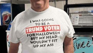 I was going to be a Trump voter for Halloween...