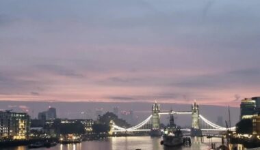 End of another night shift, and another beautiful morning.