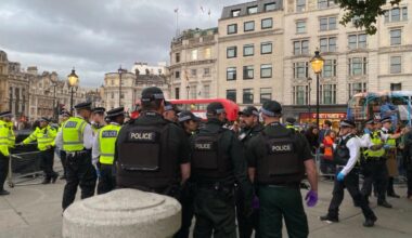 PSNI spotted at Palestine Action protest in London