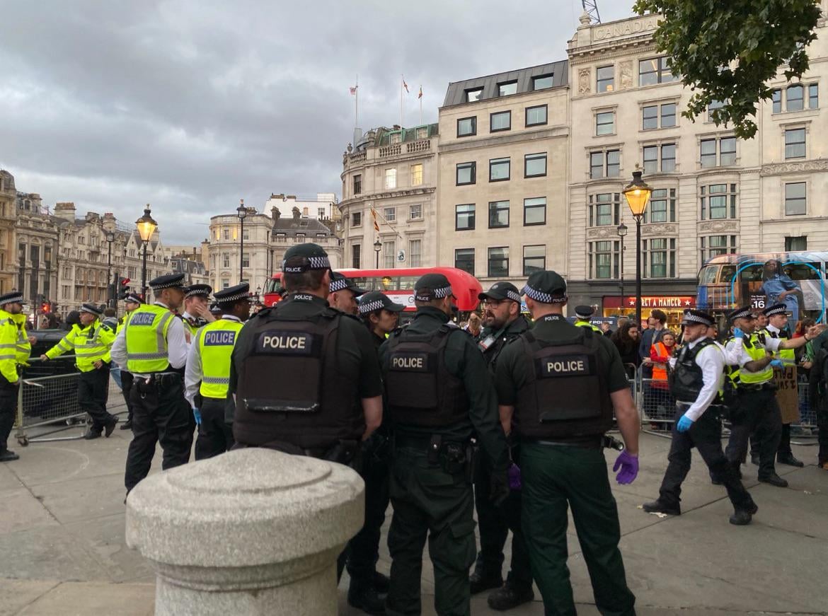 PSNI spotted at Palestine Action protest in London