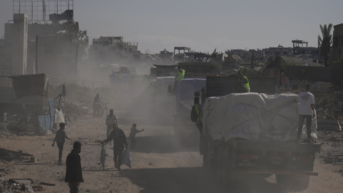 Israel delists international aid groups in Gaza and West Bank : NPR