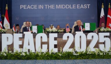 Trump attends Egypt summit after Israel Knesset speech