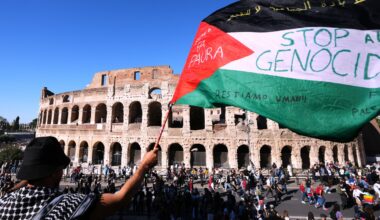 Hundreds of thousands in southern Europe protest Israel's campaign in Gaza