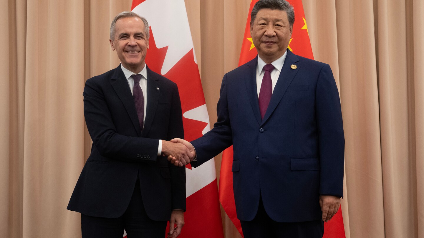 China and Canada leaders Xi Jinping and Mark Carney seek to mend ties