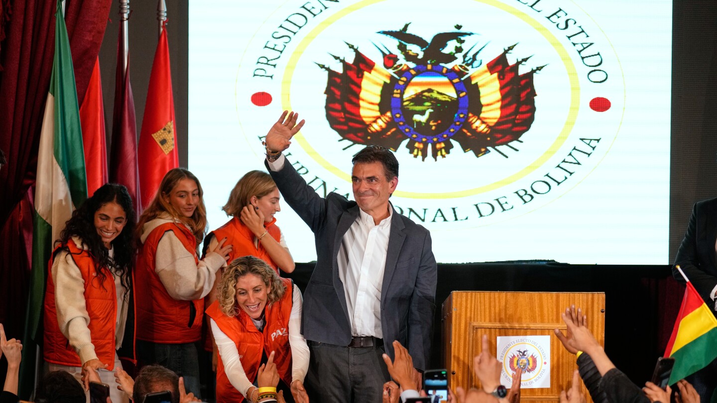 Centrist Senator Rodrigo Paz wins Bolivia's presidential runoff