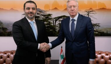 Syria's foreign minister makes his first visit to Lebanon since Assad's government fell
