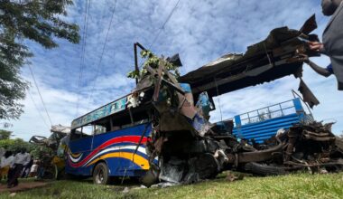 At least 46 people killed in a multi-vehicle crash in Uganda
