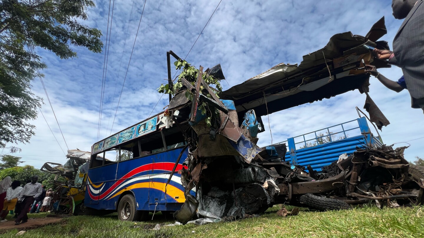 At least 46 people killed in a multi-vehicle crash in Uganda