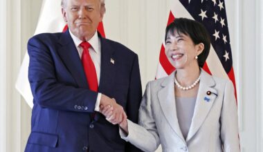 Trump will meet the Japanese prime minister and address US troops on Asia trip