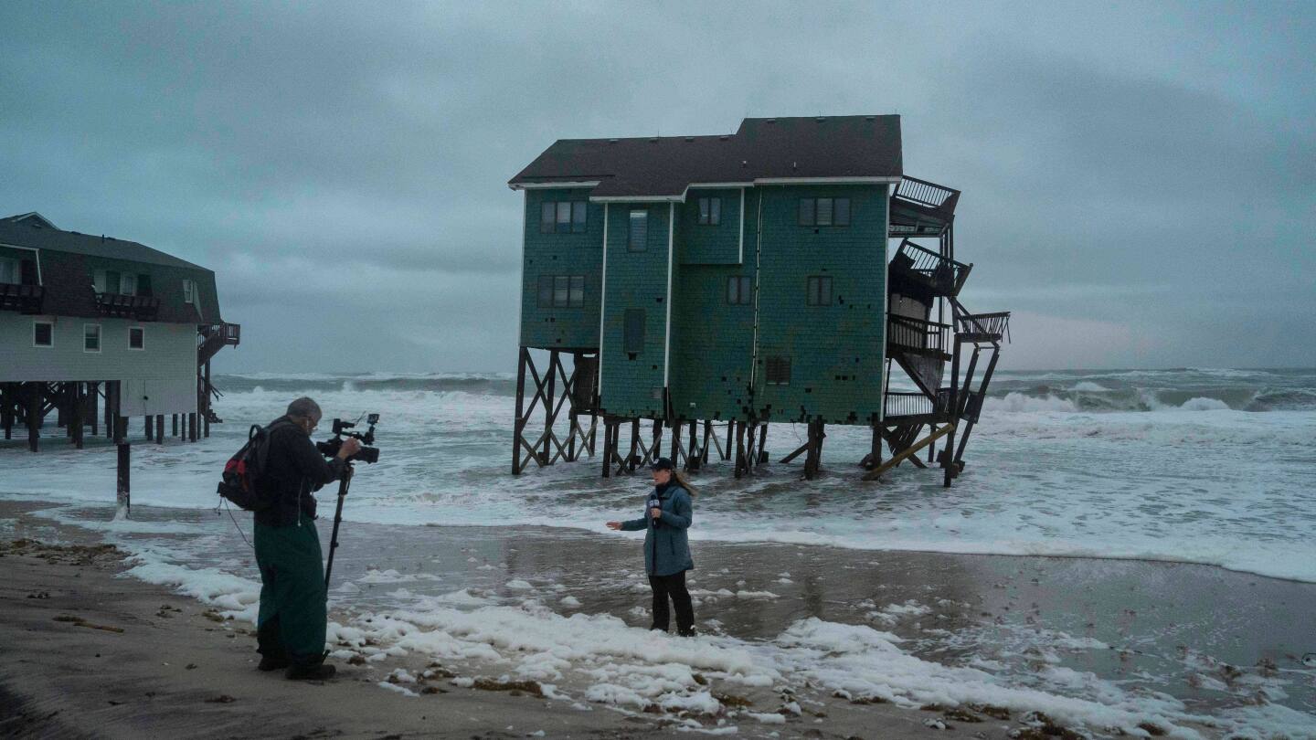 Nor'easter prompts state of emergency in New Jersey as typhoon remnants lash western Alaska