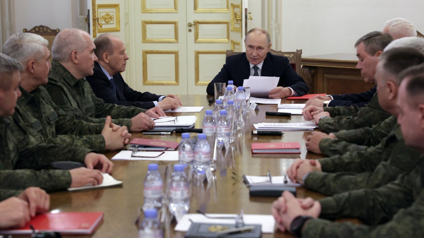 Putin is in Tajikistan for meetings with leaders of ex-Soviet leaders