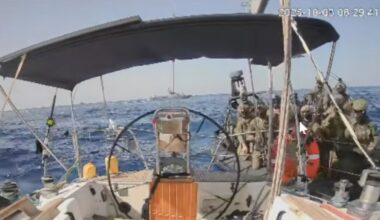Israel intercepts the last flotilla boat that was headed to Gaza